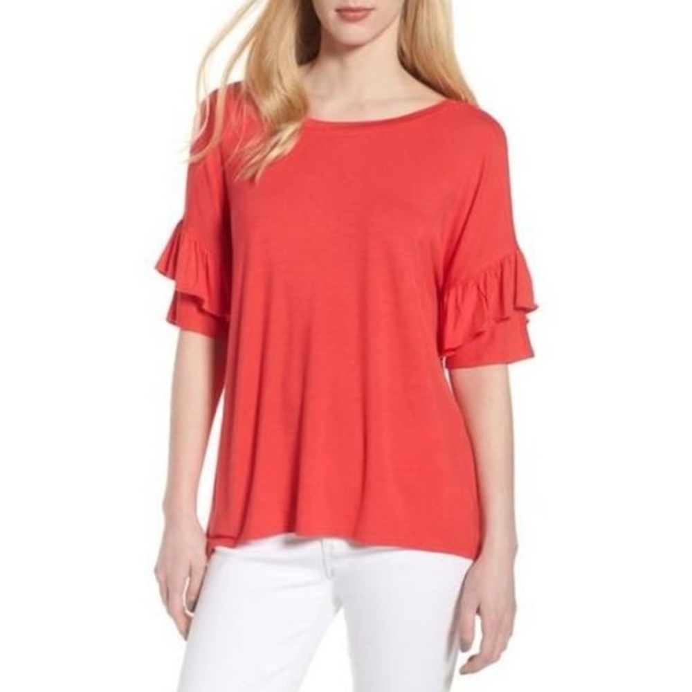 Chelsea28 Ruffle Sleeve Tee